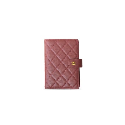 CHANEL MASTER CAVIAR QUILTED PASSPORT HOLDER A96066 (15*10*3cm)
